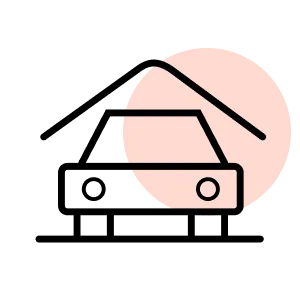 Icono de servicio de estacionamiento en Alamos de Cañuelas